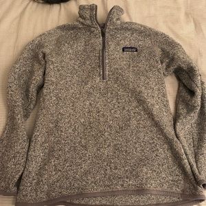 Grey Patagonia Quarter Zip Size M
